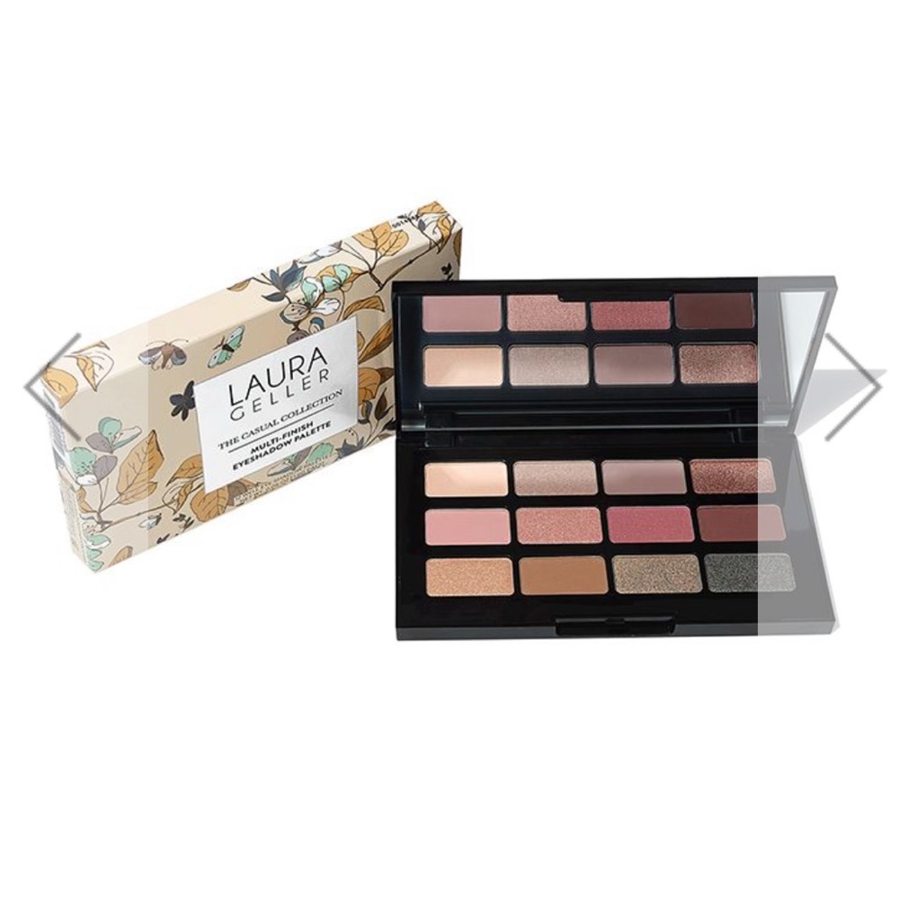 LAURA GELLER The Casual Collection Multi-Finish Eyeshadow Palette $45 NIB